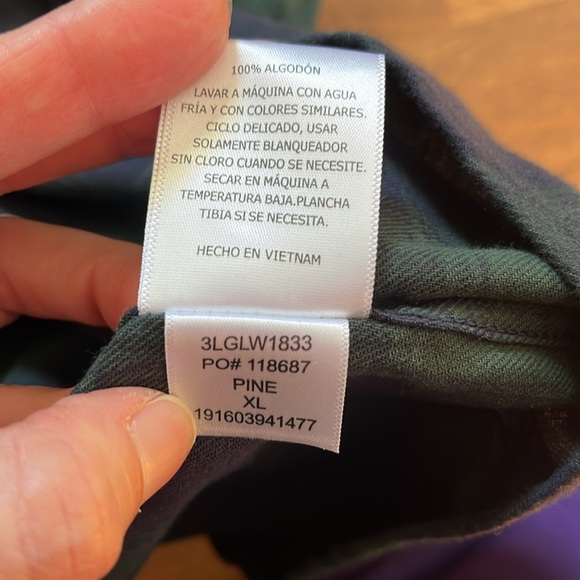 Brand new Levi’s plaid 100% cotton long sleeve shirt - Picture 12 of 14